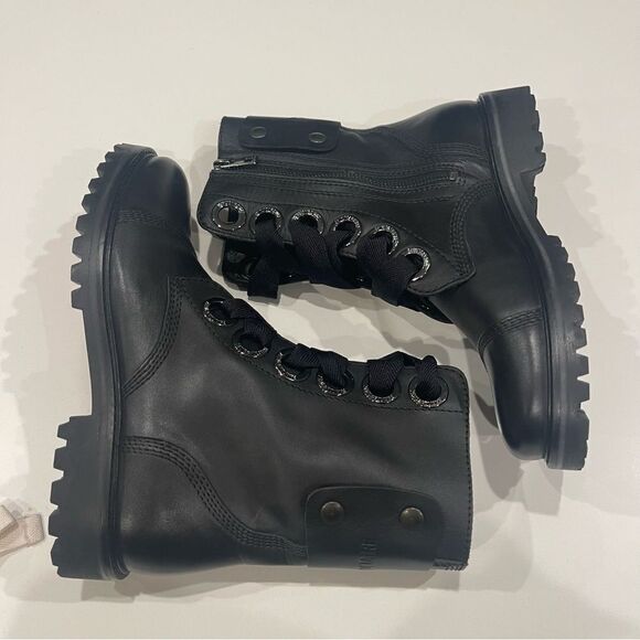 Zadig & Voltaire Joe Lug Sole Leather Combat Boot NIB 37 - Picture 13 of 14